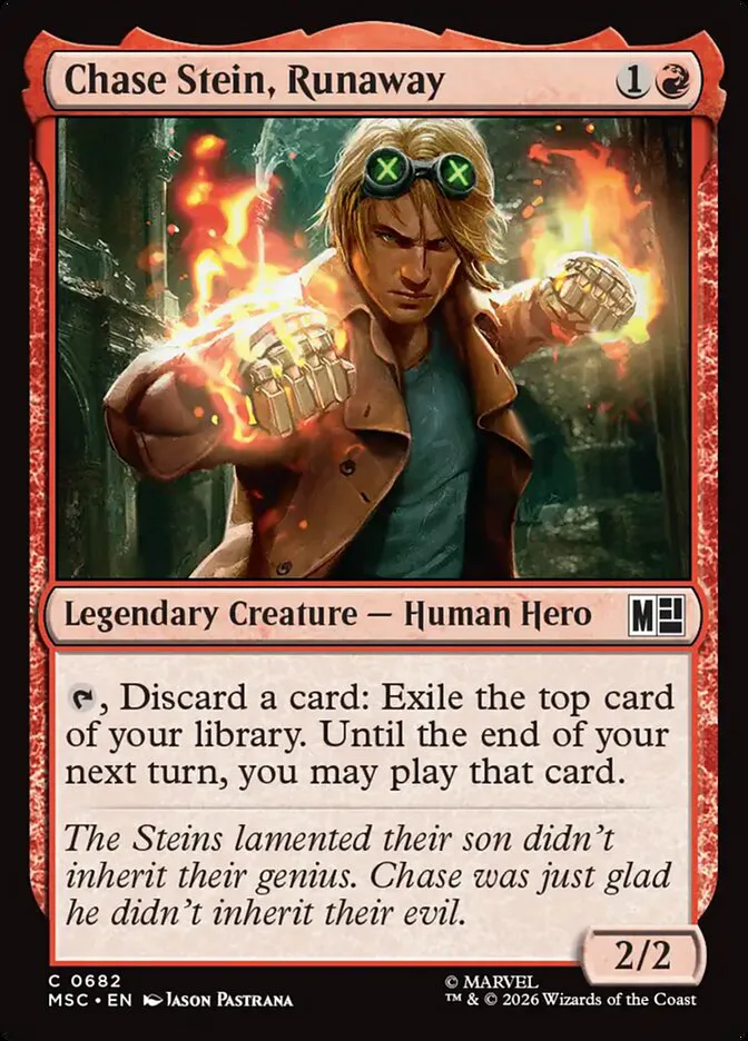 Chase Stein, Runaway image 1