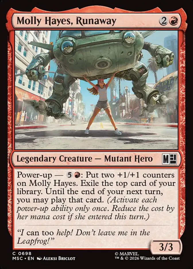 Molly Hayes, Runaway â€” Marvel Super Heroes Commander