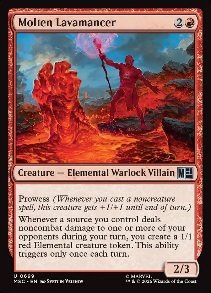 Molten Lavamancer â€” Marvel Super Heroes Commander