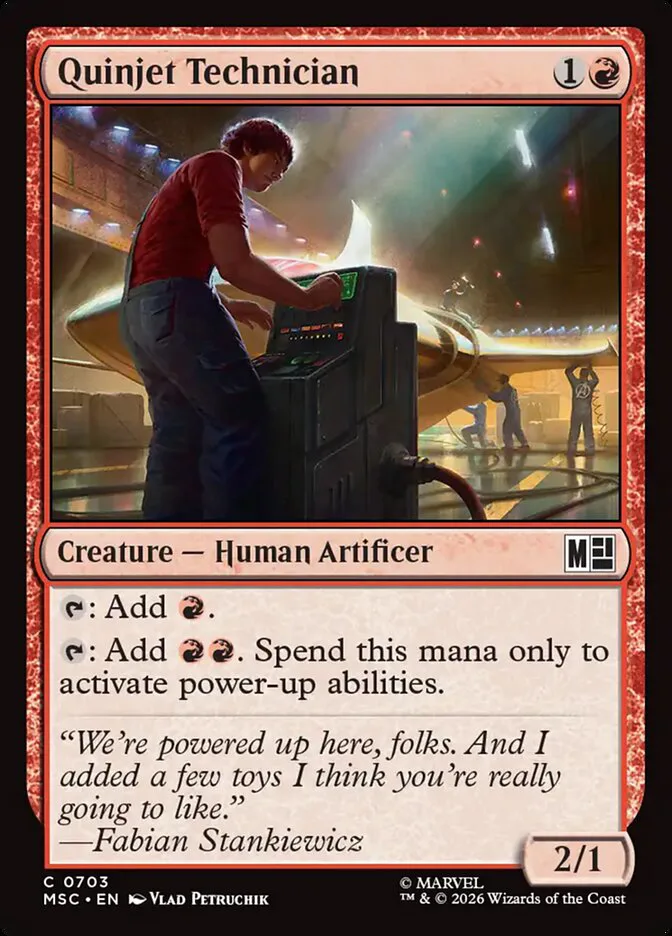 Quinjet Technician â€” Marvel Super Heroes Commander