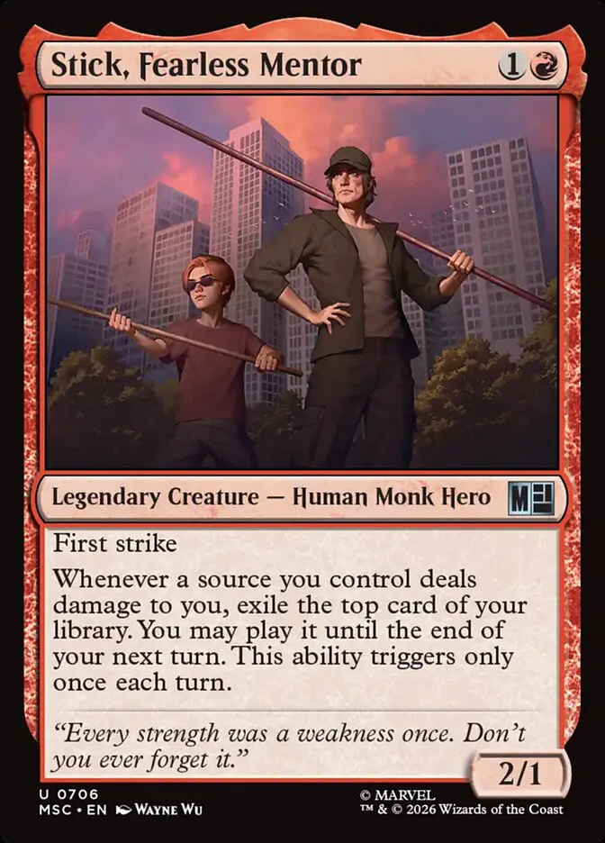 Stick, Fearless Mentor â€” Marvel Super Heroes Commander