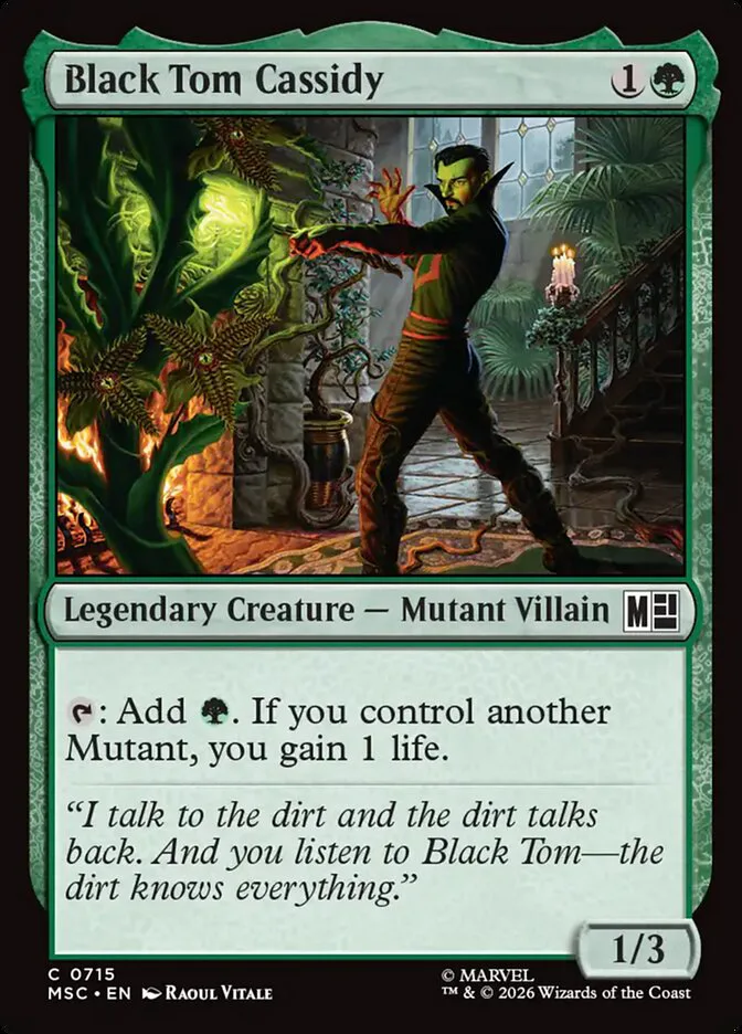 Black Tom Cassidy â€” Marvel Super Heroes Commander