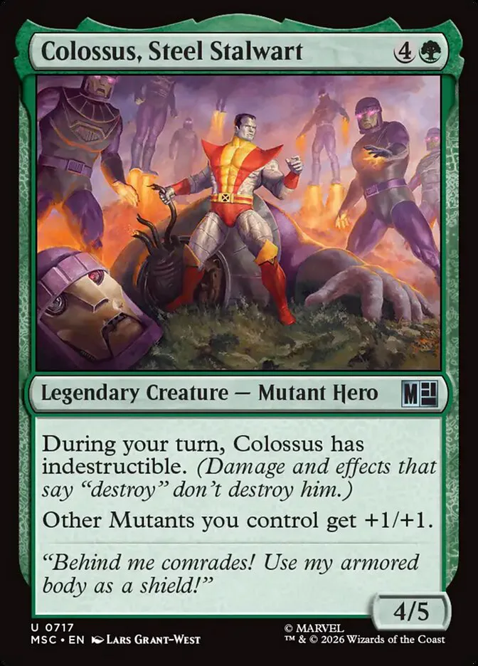 Colossus, Steel Stalwart â€” Marvel Super Heroes Commander