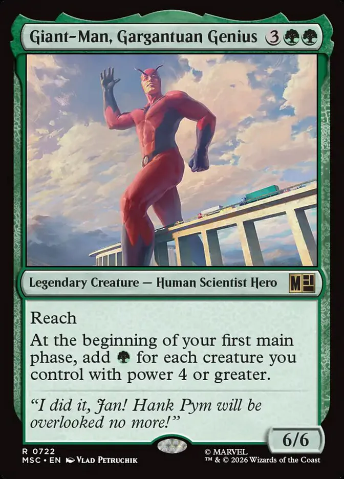 Giant-Man, Gargantuan Genius â€” Marvel Super Heroes Commander