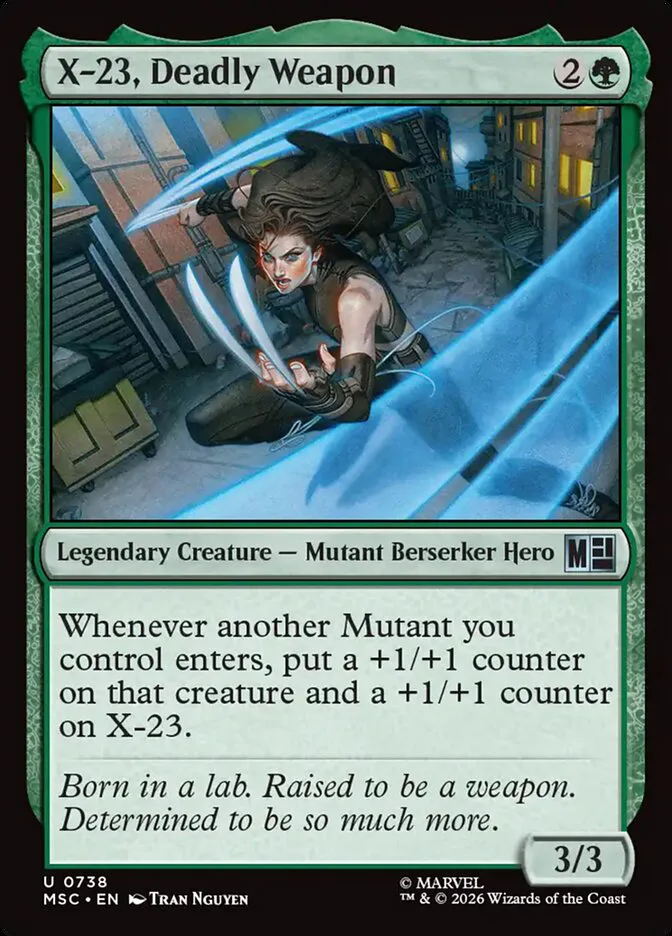X-23, Deadly Weapon â€” Marvel Super Heroes Commander