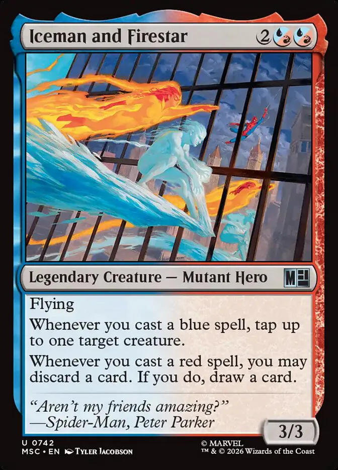Iceman and Firestar â€” Marvel Super Heroes Commander
