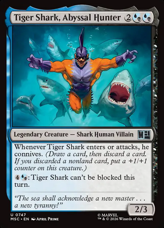 Tiger Shark, Abyssal Hunter â€” Marvel Super Heroes Commander