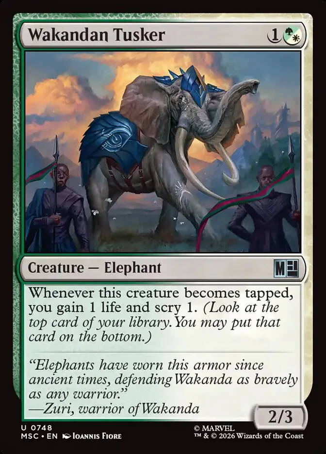 Wakandan Tusker â€” Marvel Super Heroes Commander