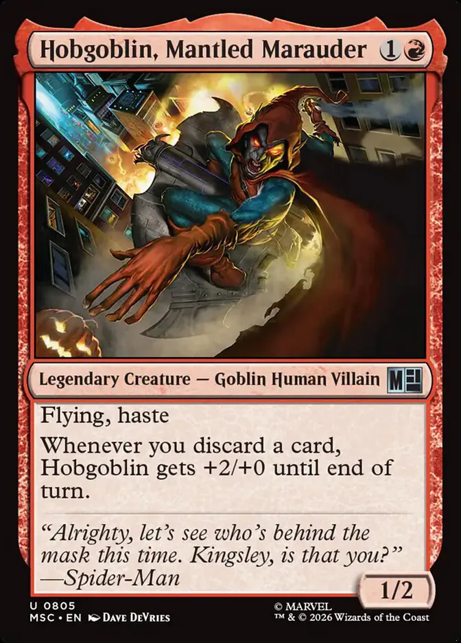 Hobgoblin, Mantled Marauder â€” Marvel Super Heroes Commander