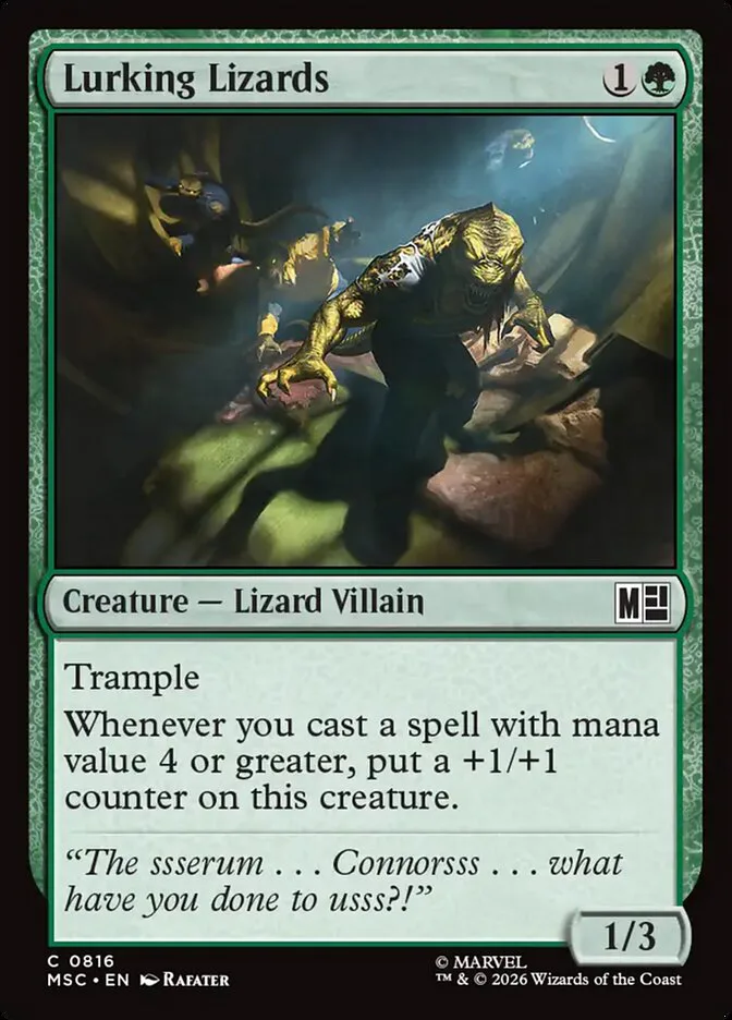 Lurking Lizards â€” Marvel Super Heroes Commander