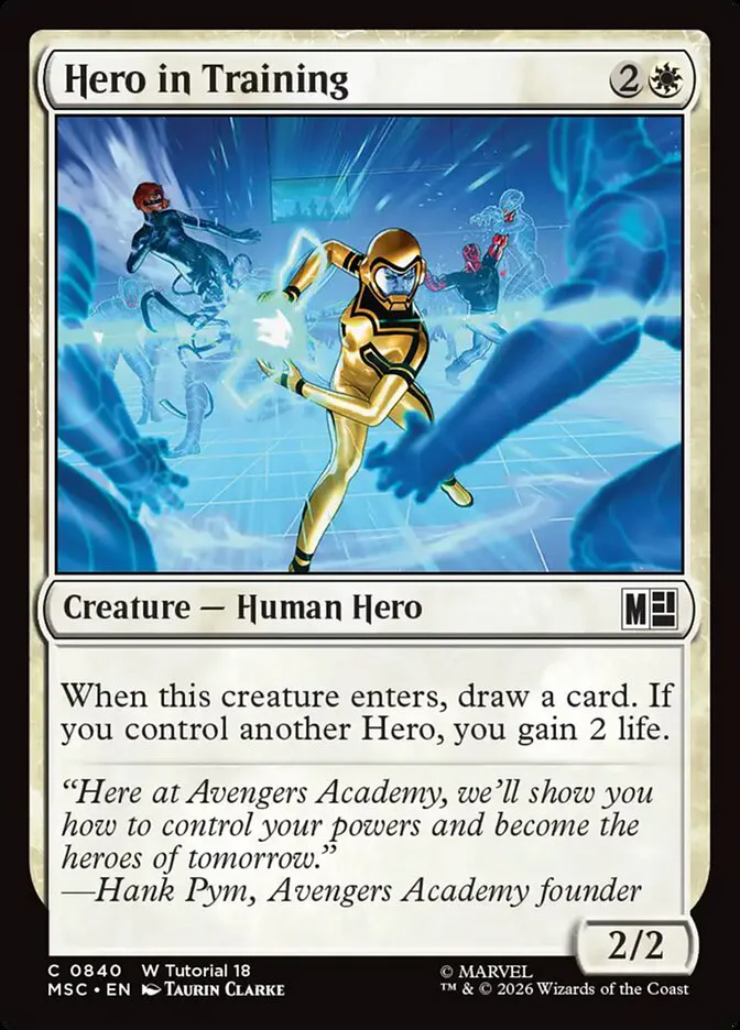 Hero in Training â€” Marvel Super Heroes Commander