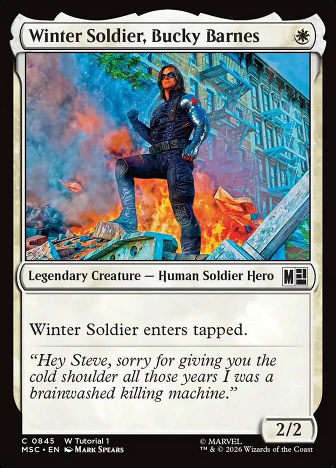 Winter Soldier, Bucky Barnes â€” Marvel Super Heroes Commander