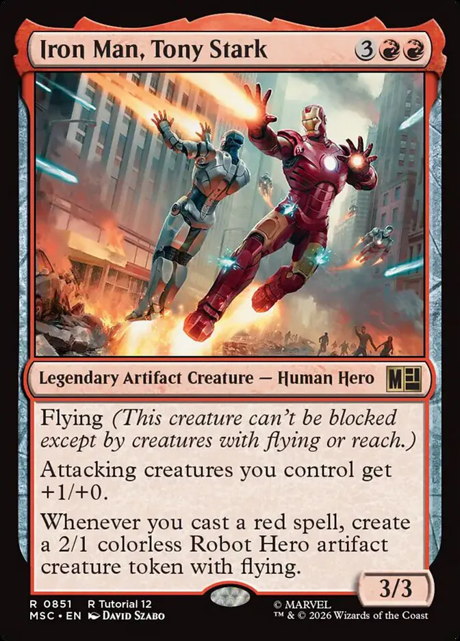 Iron Man, Tony Stark â€” Marvel Super Heroes Commander