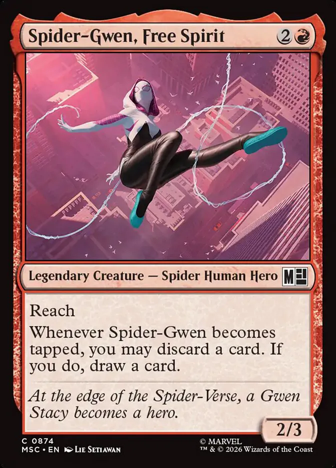 Spider-Gwen, Free Spirit â€” Marvel Super Heroes Commander