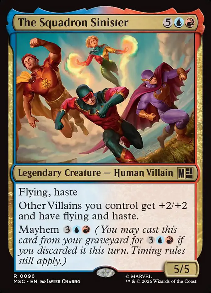 The Squadron Sinister â€” Marvel Super Heroes Commander