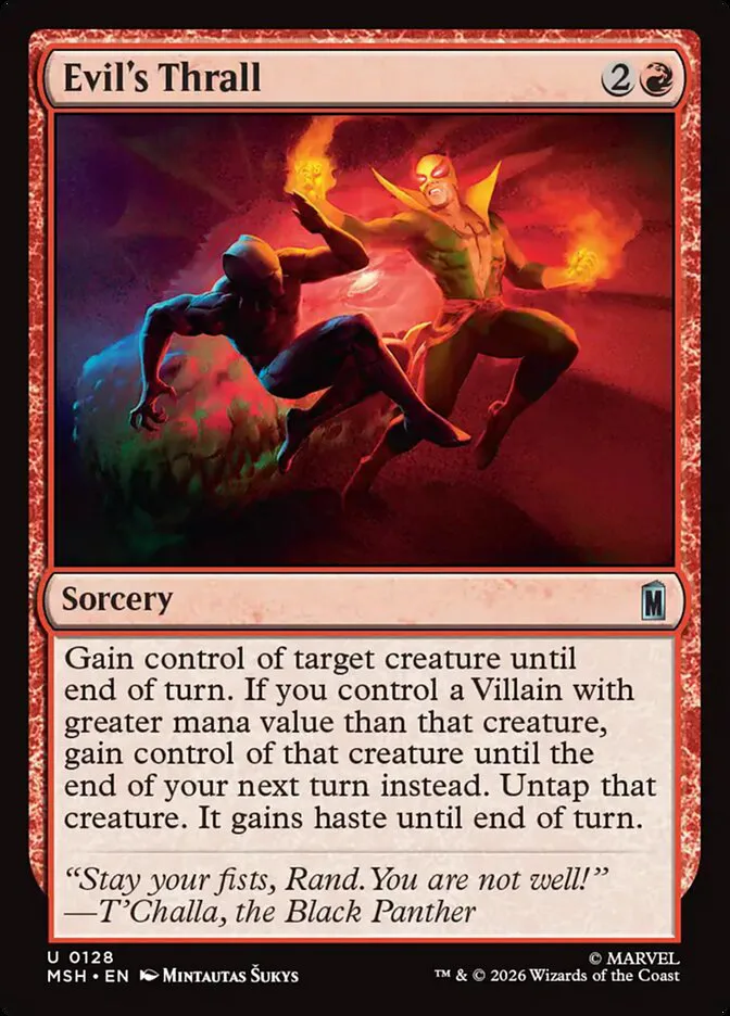 Evil's Thrall â€” Marvel Super Heroes
