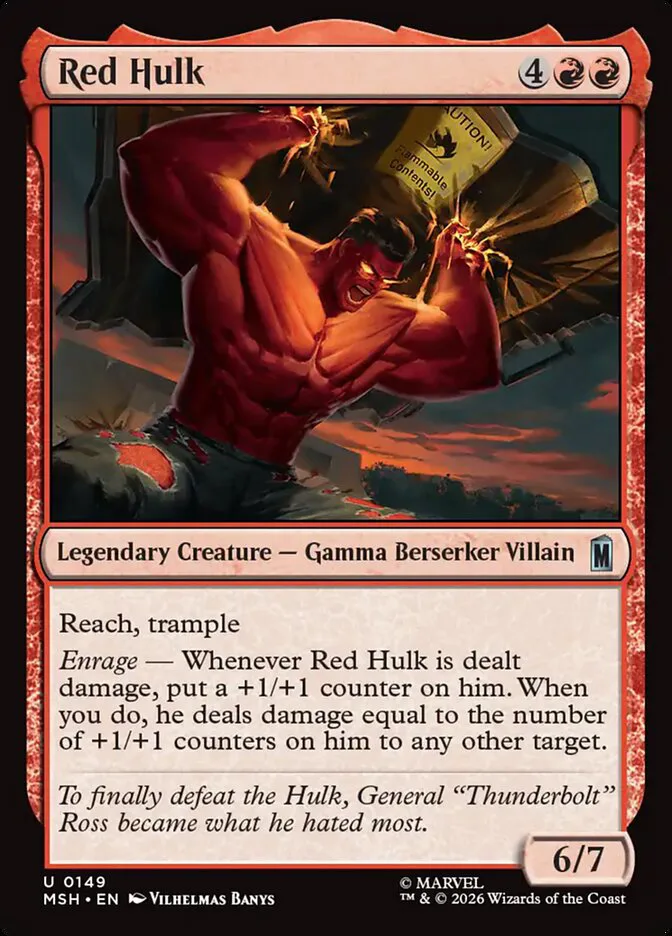 Red Hulk â€” Marvel Super Heroes