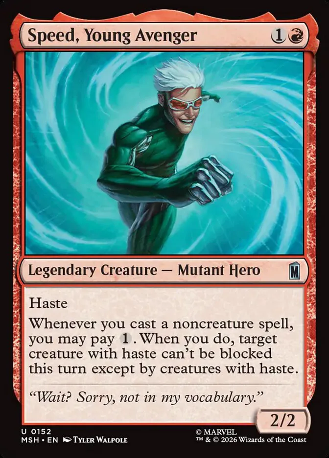 Speed, Young Avenger image 1