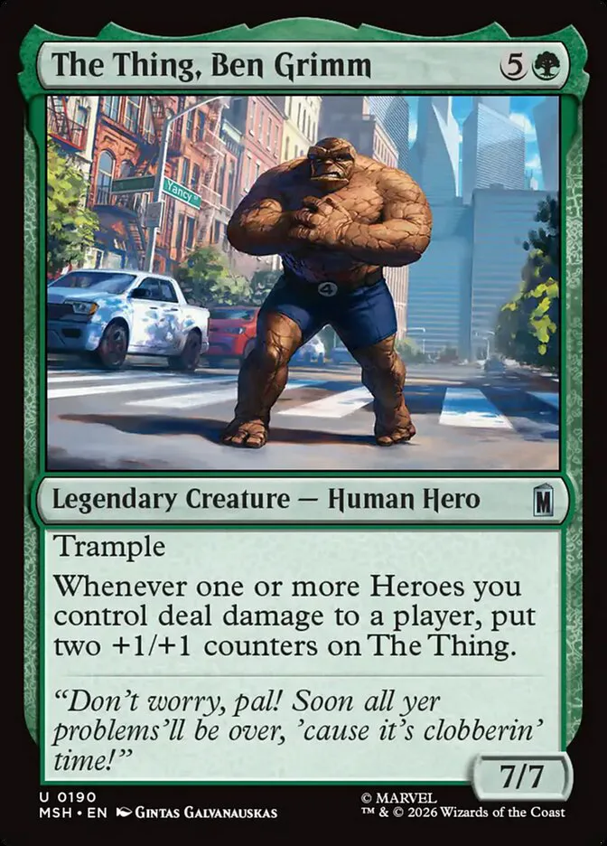 The Thing, Ben Grimm image 1