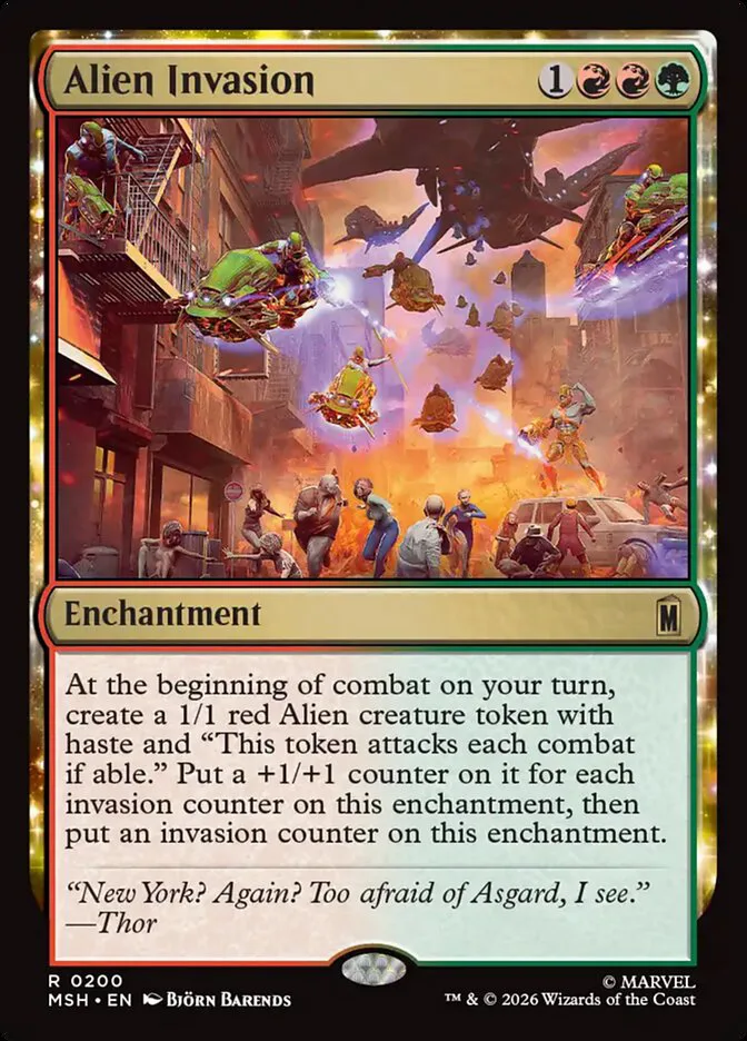 Alien Invasion â€” Marvel Super Heroes