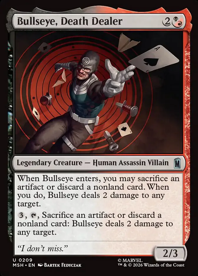 Bullseye, Death Dealer â€” Marvel Super Heroes