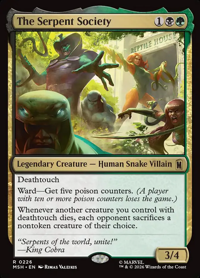 The Serpent Society â€” Marvel Super Heroes