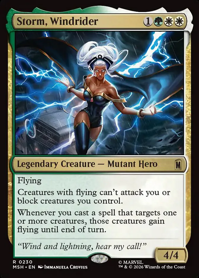 Storm, Windrider â€” Marvel Super Heroes