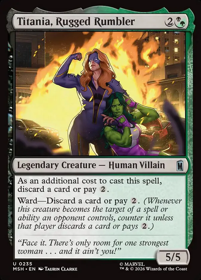 Titania, Rugged Rumbler â€” Marvel Super Heroes