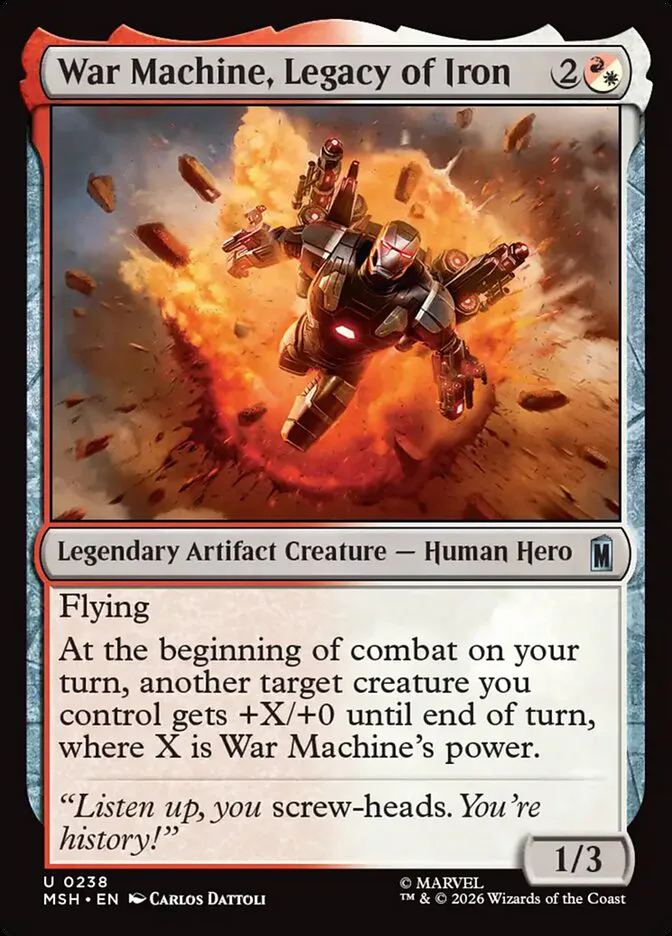 War Machine, Legacy of Iron image 1