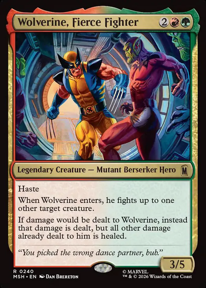 Wolverine, Fierce Fighter image 1