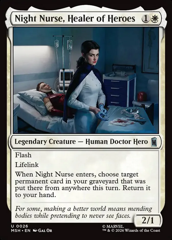 Night Nurse, Healer of Heroes image 1