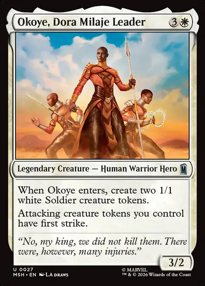 Okoye, Dora Milaje Leader â€” Marvel Super Heroes