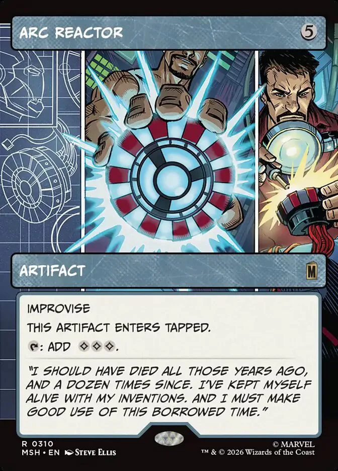 Arc Reactor â€” Marvel Super Heroes