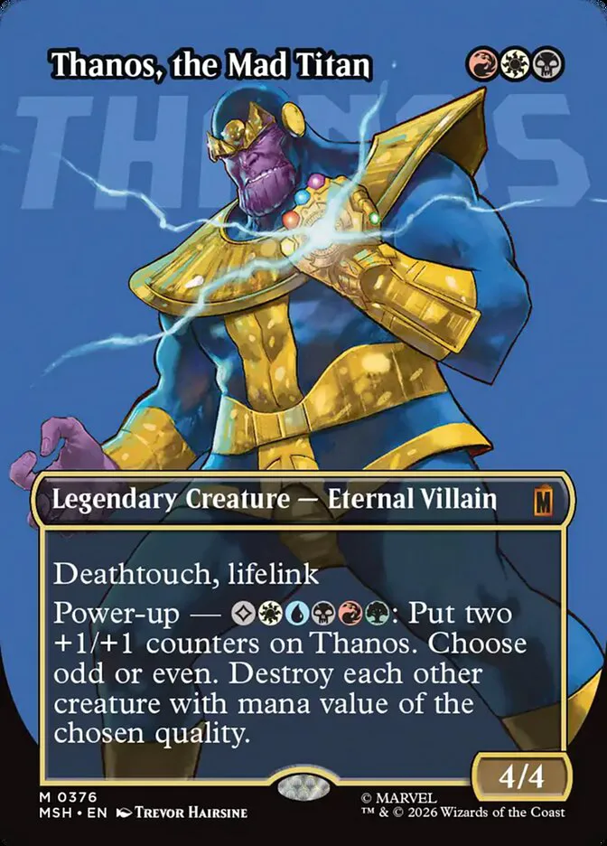Thanos, the Mad Titan â€” Marvel Super Heroes