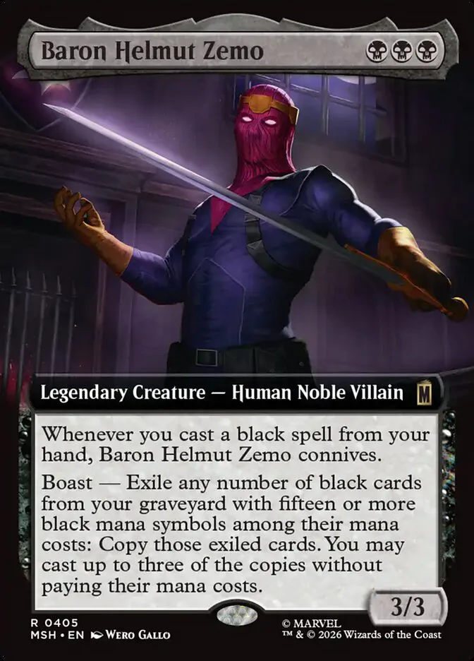 Baron Helmut Zemo â€” Marvel Super Heroes