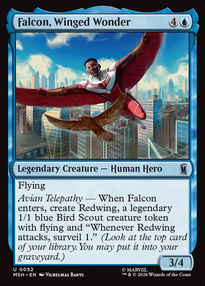 Falcon, Winged Wonder â€” Marvel Super Heroes