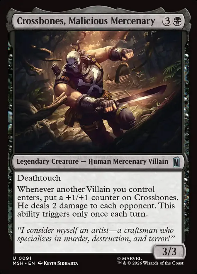 Crossbones, Malicious Mercenary â€” Marvel Super Heroes