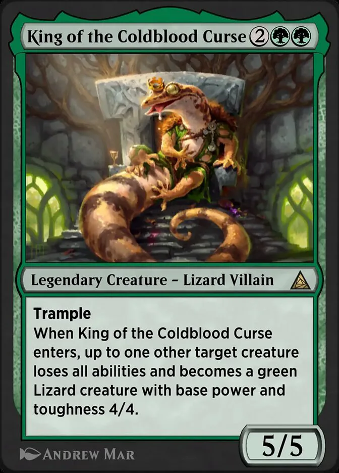 Lizard, Connors's Curse