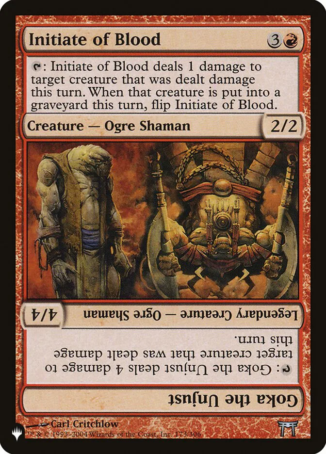 Initiate of Blood // Goka the Unjust image 2