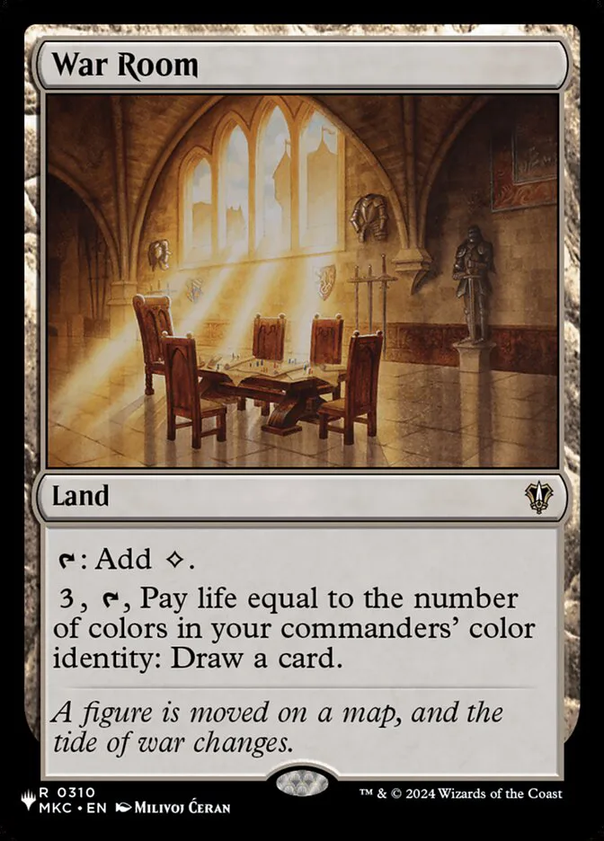 War Room â€” The List