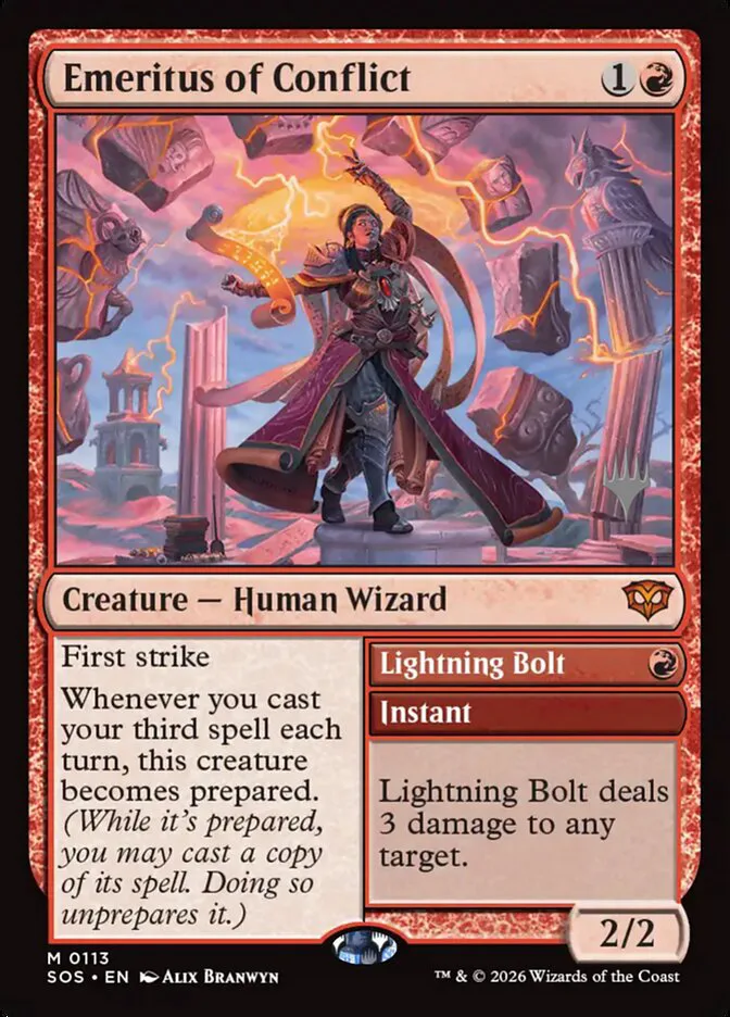 Emeritus of Conflict // Lightning Bolt image 2