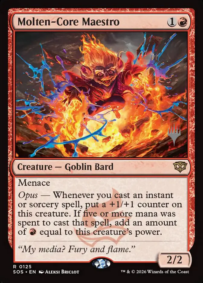 Molten-Core Maestro â€” Secrets of Strixhaven Promos