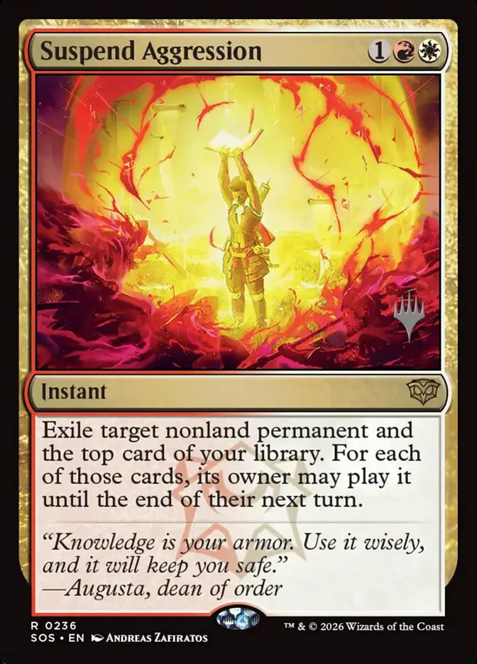 Suspend Aggression