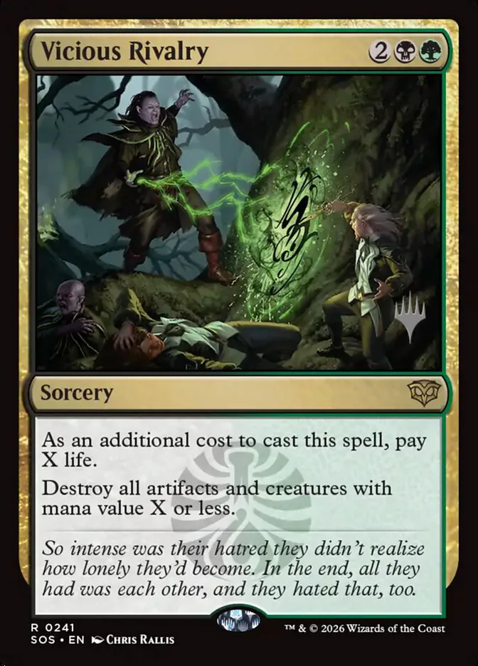 Vicious Rivalry â€” Secrets of Strixhaven Promos