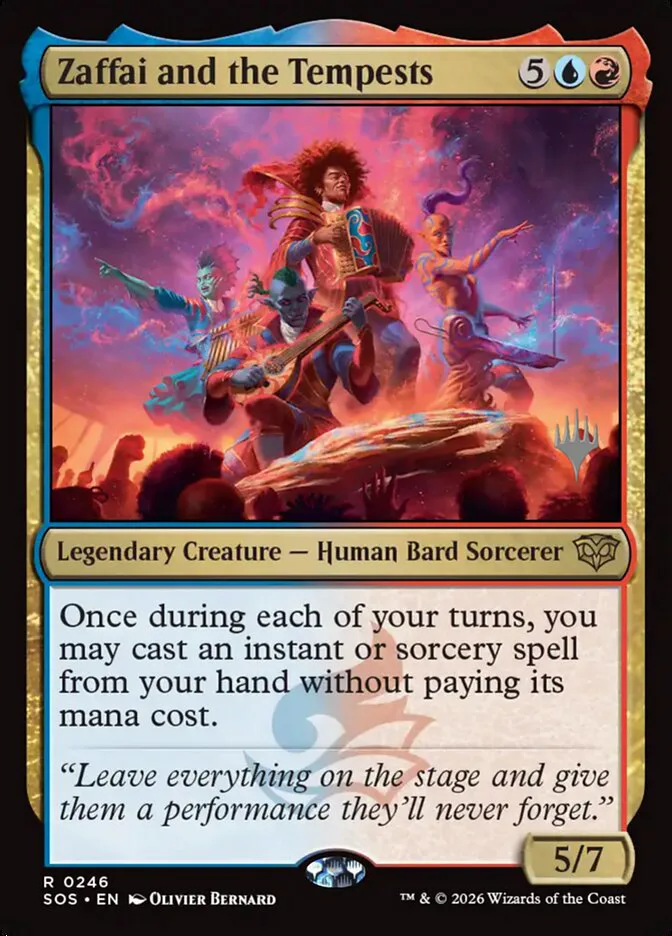 Zaffai and the Tempests â€” Secrets of Strixhaven Promos