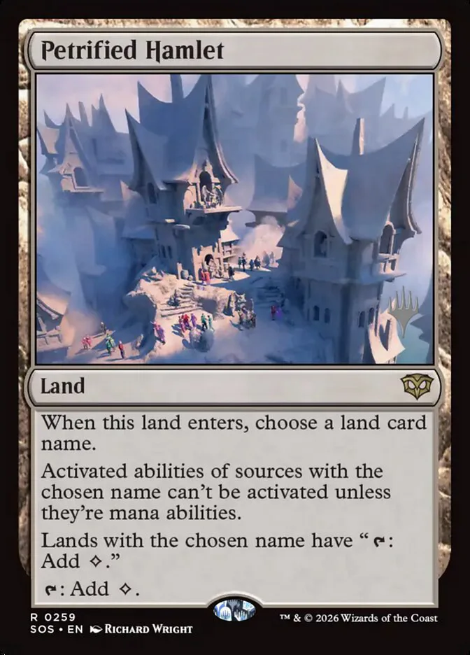 Petrified Hamlet â€” Secrets of Strixhaven Promos