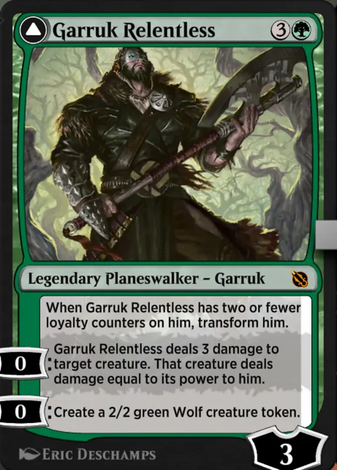 Garruk Relentless // Garruk, the Veil-Cursed image 2