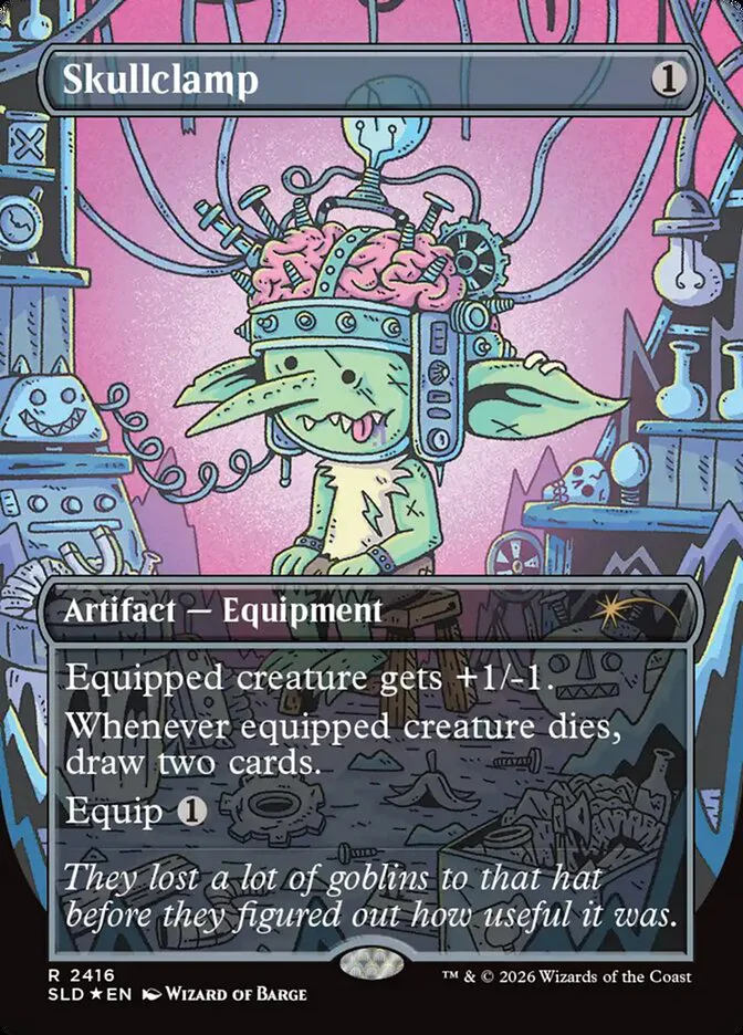 Skullclamp â€” Secret Lair Drop