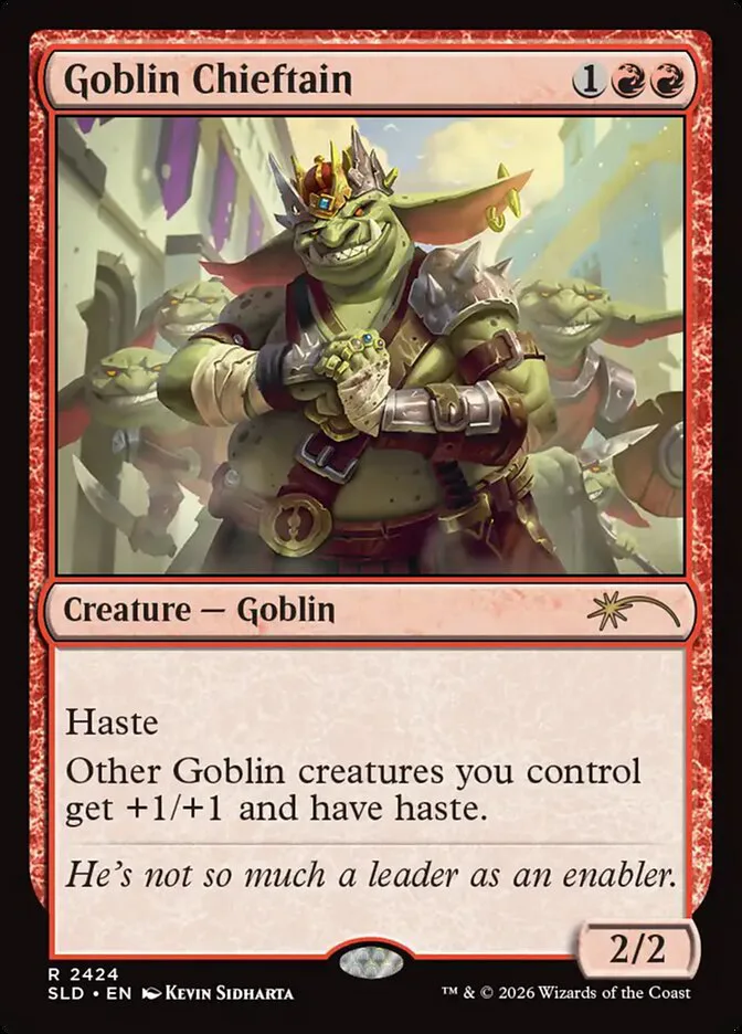 Goblin Chieftain â€” Secret Lair Drop
