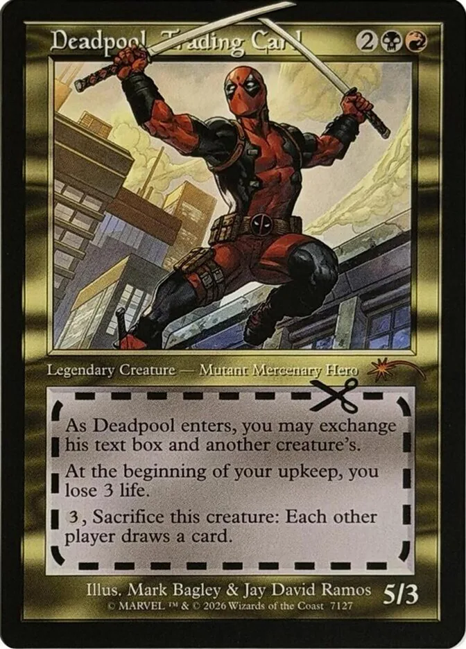 Deadpool, Trading Card image 2